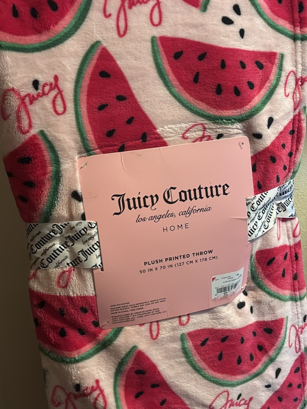 Juicy couture blanket